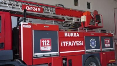 Bursa Büyükşehir Belediyesi, Büyükorhan ilçesinde yapımını tamamladığı tam donanımlı itfaiye