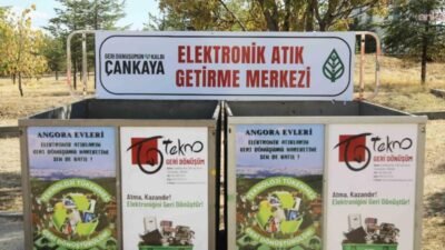 Çankaya Belediyesi, “Atık Elektrikli ve Elektronik Eşyaların Geri Kazanımı" projesi