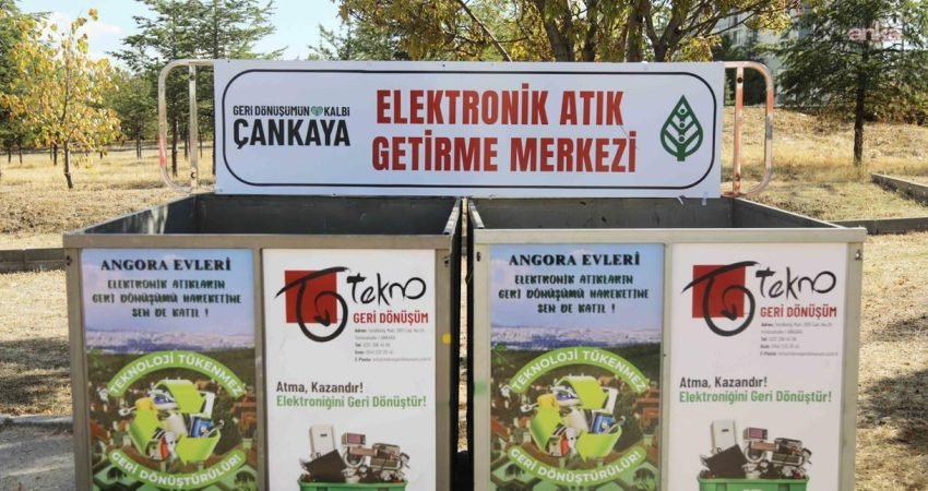 Çankaya Belediyesi, “Atık Elektrikli ve Elektronik Eşyaların Geri Kazanımı" projesi