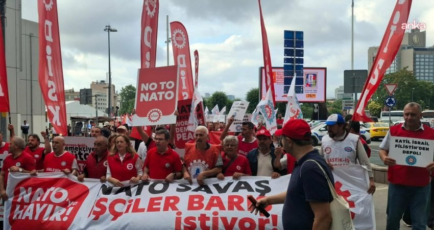 DİSK Genel Başkanı Arzu Çerkezoğlu, “NATO Zirvesi gerekçe gösterilerek, Ankara'da