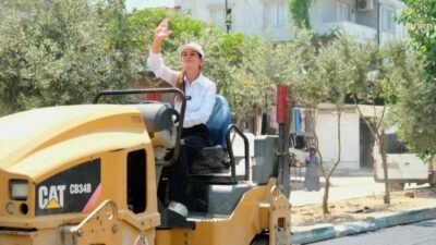 Ceyhan Belediye Başkan Vekili Sevil Aydar Yıldız, Orhan Kemal Bulvarı'ndaki sıcak