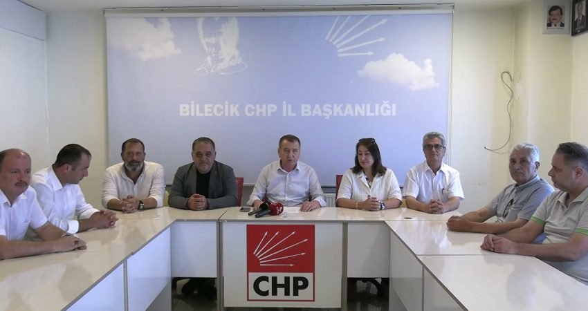 CHP Bilecik İl Genel Meclisi üyeleri, "Örgütümüzün demokratik tercihleriyle seçilmiş