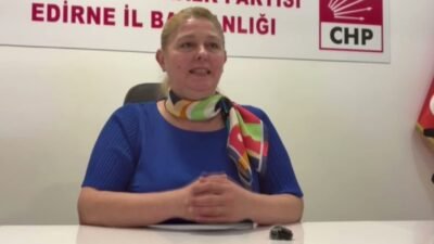 CHP Edirne İl Başkanı Özlem Becan, kentte CHP’den istifaların yüzde