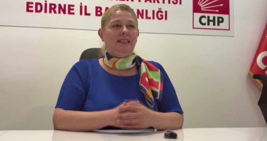CHP Edirne İl Başkanı Özlem Becan, kentte CHP’den istifaların yüzde