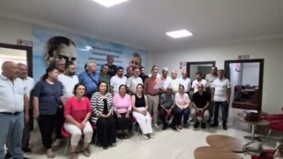 CHP Erzincan İl Başkanı Cevdet Ersoy'un da arasında bulunduğu çok