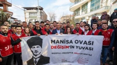 CHP Manisa İl Gençlik Kolları Başkanı Onur Çabuk, 17 ilçe