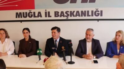 CHP Muğla Milletvekilleri Gizem Özcan, Süreyya Öneş Derici ve Cumhur