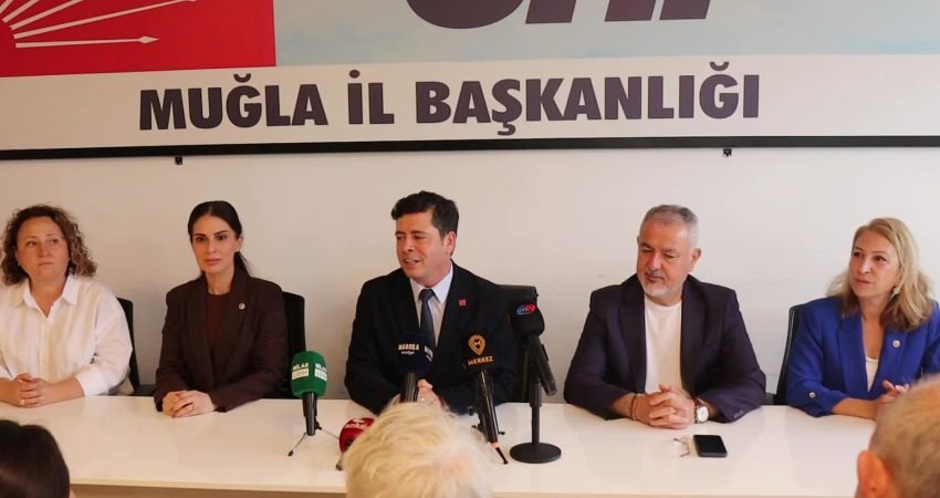 CHP Muğla Milletvekilleri Gizem Özcan, Süreyya Öneş Derici ve Cumhur