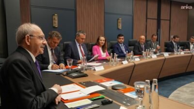 CHP Merkez Yönetim Kurulu (MYK), Genel Başkan Kemal Kılıçdaroğlu başkanlığında