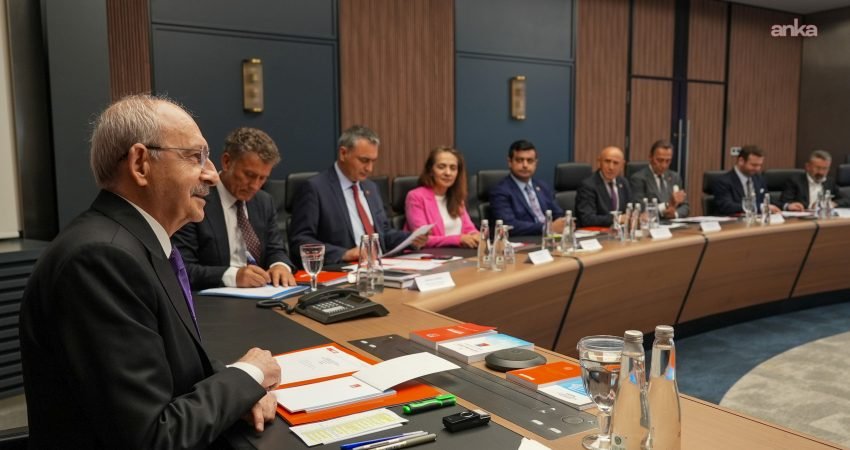 CHP Merkez Yönetim Kurulu (MYK), Genel Başkan Kemal Kılıçdaroğlu başkanlığında