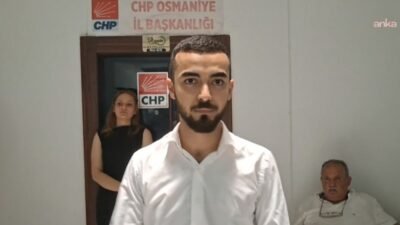 CHP Osmaniye Merkez İlçe Gençlik Kolları Başkanı Eren Eren, 8