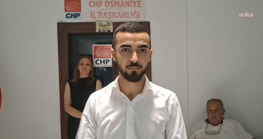 CHP Osmaniye Merkez İlçe Gençlik Kolları Başkanı Eren Eren, 8