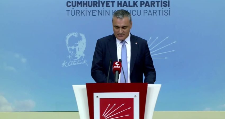 CHP Parti Sözcüsü Müslim Sarı, MYK toplantısı sonrası yaptığı açıklamada,