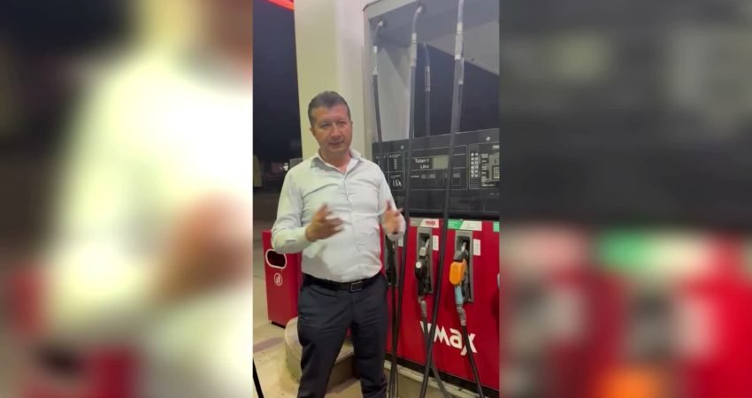 CHP Burdur Milletvekili İzzet Akbulut, bir akaryakıt istasyonundan yaptığı açıklamada