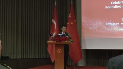 Çin Halk Kurtuluş Ordusu'nun kuruluşunun 99'uncu yıl dönümü, Ankara'da düzenlenen