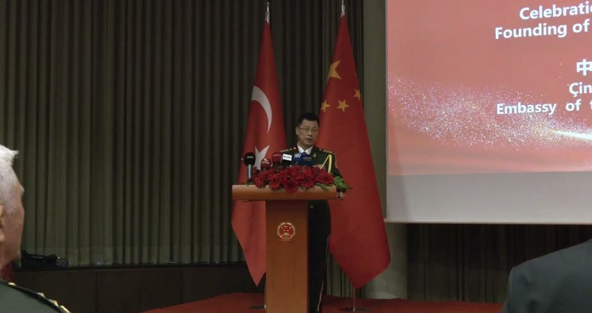 Çin Halk Kurtuluş Ordusu'nun kuruluşunun 99'uncu yıl dönümü, Ankara'da düzenlenen