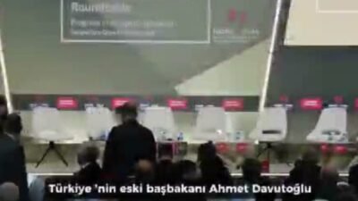 Gelecek Partisi Genel Başkanı Ahmet Davutoğlu, Atina'da düzenlenen The Economist