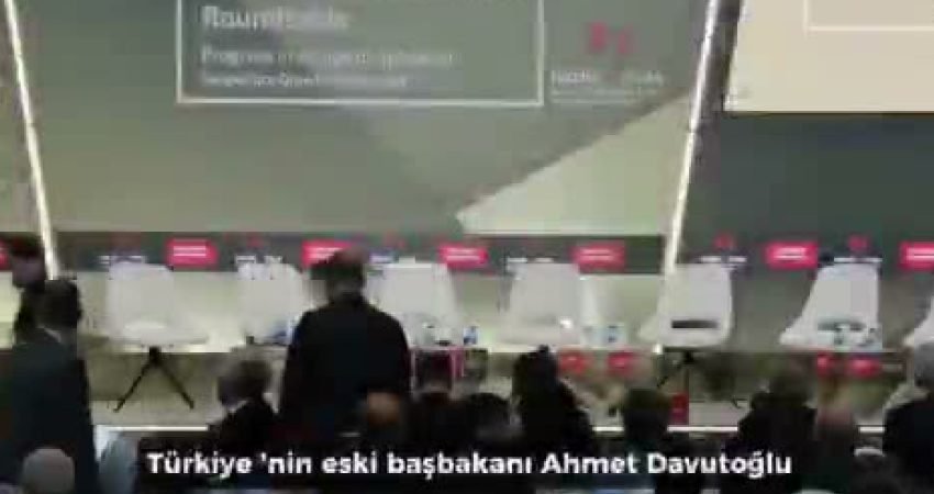 Gelecek Partisi Genel Başkanı Ahmet Davutoğlu, Atina'da düzenlenen The Economist