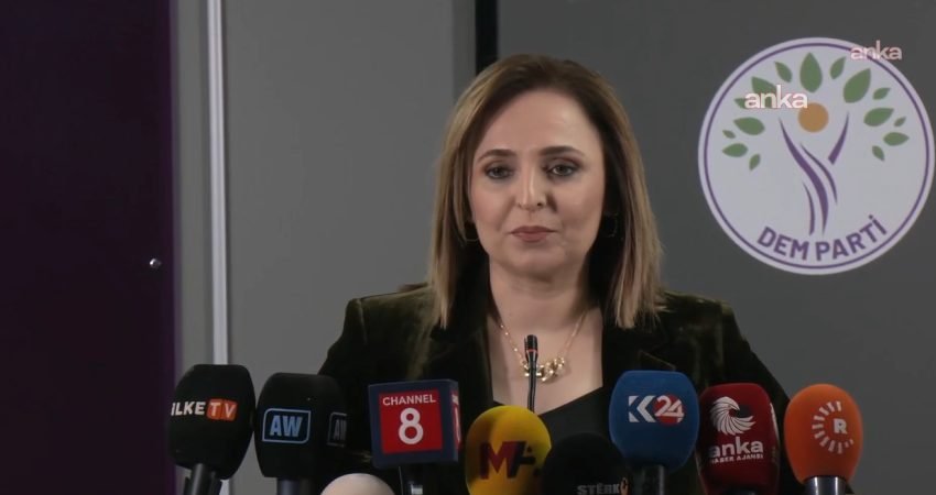 DEM Parti Sözcüsü Ayşegül Doğan, TBMM tatile girmeden süreçle ilgili