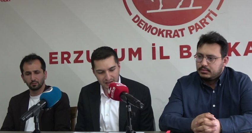 Demokrat Parti Genel İdare Kurulu Üyesi Oğulcan Kaya, Erzurum'un ulaşım