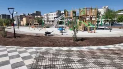 Adıyaman Karapınar Mahallesi’nde Denizli Büyükşehir Belediyesi’nin destekleriyle yapımı süren 3 bin