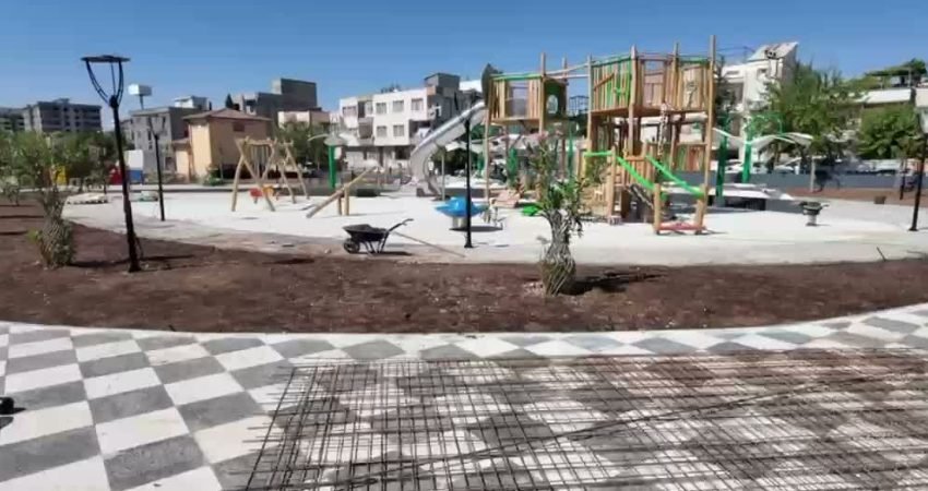Adıyaman Karapınar Mahallesi’nde Denizli Büyükşehir Belediyesi’nin destekleriyle yapımı süren 3 bin