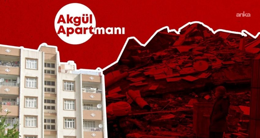 Adıyaman'da 6 Şubat depremlerinde 15 kişinin hayatını kaybettiği Akgül Apartmanı