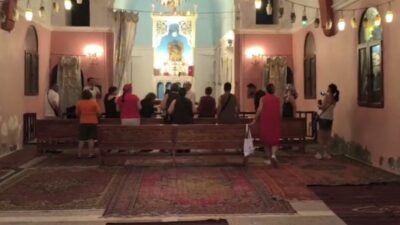 Mardin'in Derik ilçesindeki 376 yıllık Surp Kevork Ermeni Kilisesi’ni ziyaret