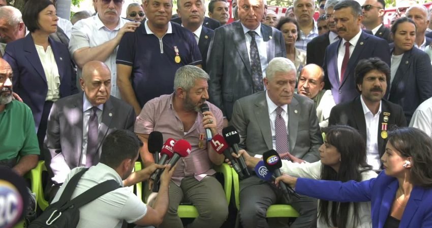 İYİ Parti Genel Başkanı Müsavat Dervişoğlu, Millî Savunma Komisyonu Başkanı Hulusi