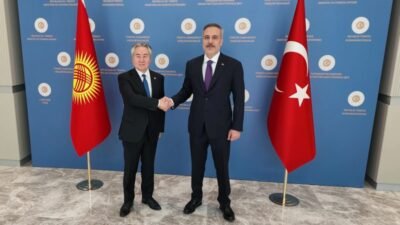Dışişleri Bakanı Hakan Fidan, Kırgızistan Dışişleri Bakanı Ceenbek Kulubayev ile