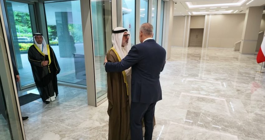 Dışişleri Bakanı Hakan Fidan, Kuveyt Dışişleri Bakanı Şeyh Jarrah Jaber
