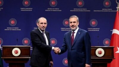 Dışişleri Bakanı Hakan Fidan, Ürdün Dışişleri Bakanı Ayman Safadi ile