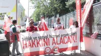DİSK Genel Başkanı Arzu Çerkezoğlu, Dev Sağlık-İş'in sağlık ve sosyal