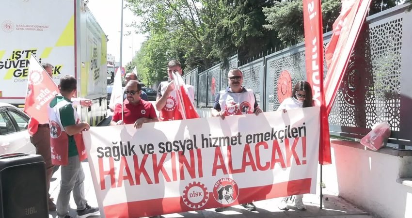 DİSK Genel Başkanı Arzu Çerkezoğlu, Dev Sağlık-İş'in sağlık ve sosyal