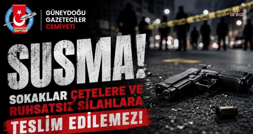  Güneydoğu Gazeteciler Cemiyeti, Diyarbakır’da bir lokantaya düzenlenen silahlı saldırıda gazeteci