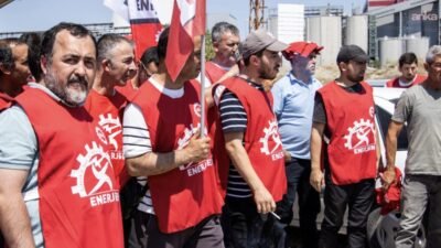 Doruk Madencilik’e bağlı Yunus Emre Termik Santrali'nde çalışan DİSK/Enerji-Sen üyesi