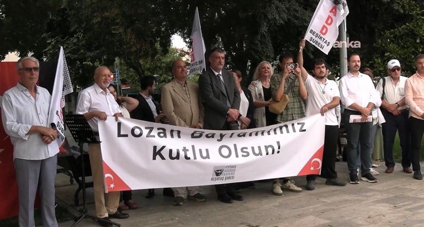 Atatürkçü Düşünce Derneği (ADD) Beşiktaş Şubesi, Lozan Barış Antlaşması’nın imzalanmasının