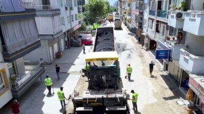 Efeler Belediyesi, Güzelhisar Mahallesi'nin yoğun kullanılan güzergâhlarından Albayrak Caddesi'nde sıcak