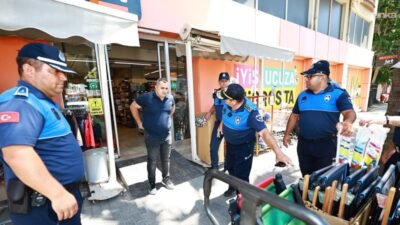 Efes Selçuk Belediyesi Zabıta Müdürlüğü ekipleri, vatandaşlardan gelen talep ve
