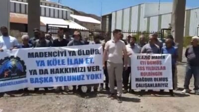Elazığ’ın Maden ilçesinde SSS Yıldızlar Holding’e bağlı ETİ Gümüş işletmesinde