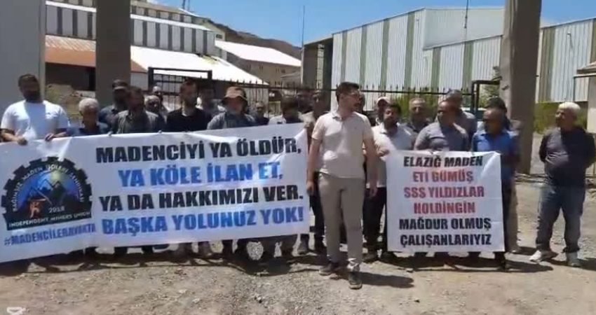 Elazığ’ın Maden ilçesinde SSS Yıldızlar Holding’e bağlı ETİ Gümüş işletmesinde