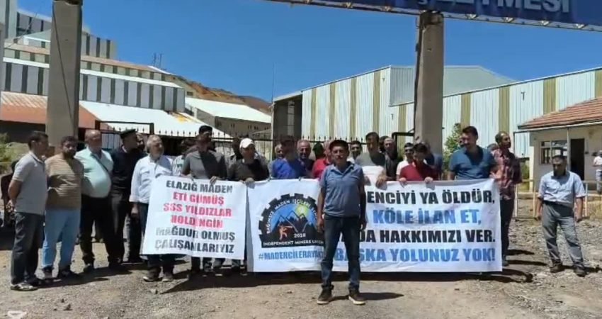 Elazığ’ın Maden ilçesinde SSS Yıldızlar Holding’e bağlı ETİ Gümüş işletmesinde