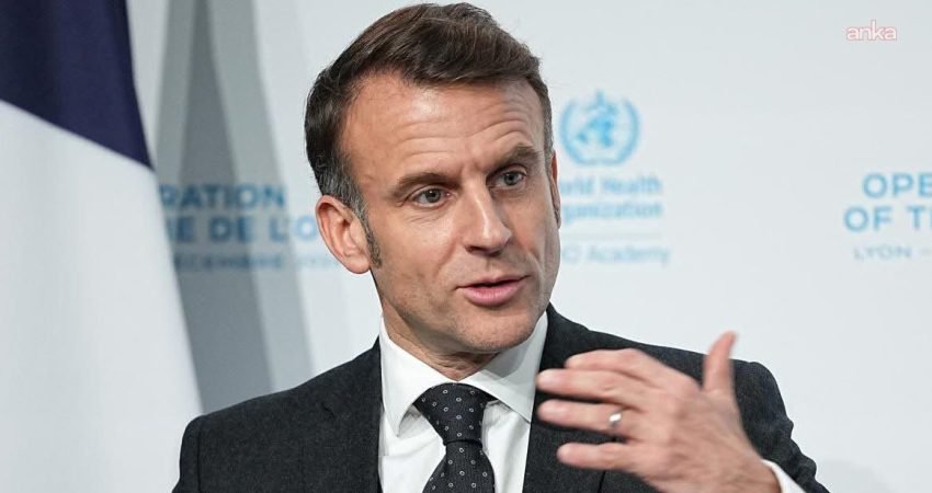 Elysee Sarayı, Fransa Cumhurbaşkanı Emmanuel Macron'un, Suriye'nin başkenti Şam'a gerçekleştirdiği