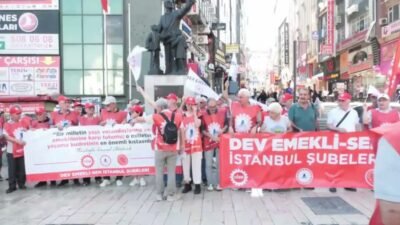 Dev Emekli Sen İstanbul Şubeleri, insanca yaşam ve adil ücret