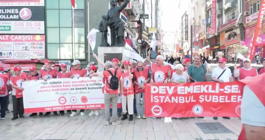 Dev Emekli Sen İstanbul Şubeleri, insanca yaşam ve adil ücret
