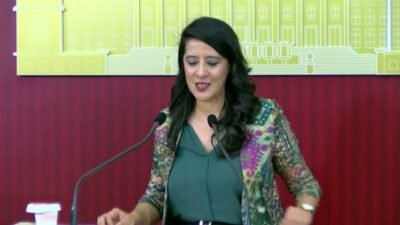 Emek Partisi Gaziantep Milletvekili Sevda Karaca, TBMM’de düzenlediği basın toplantısında