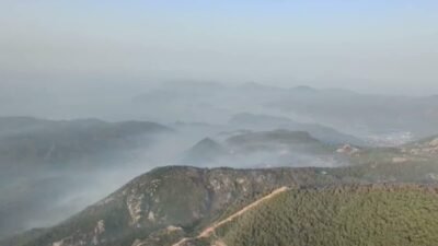 Muğla'nın Fethiye ilçesi Göcek Mahallesi Gökçeovacık-İnlice mevkisinde dün öğle saatlerinde