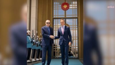Finlandiya Cumhurbaşkanı Alexander Stubb, Cumhurbaşkanı Recep Tayyip Erdoğan'a, Ankara'da düzenlenen