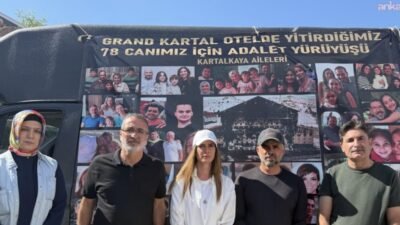 Gelecek Partisi yöneticileri, "78 Can İçin Adalet Yürüyüşü"nü altıncı gününde