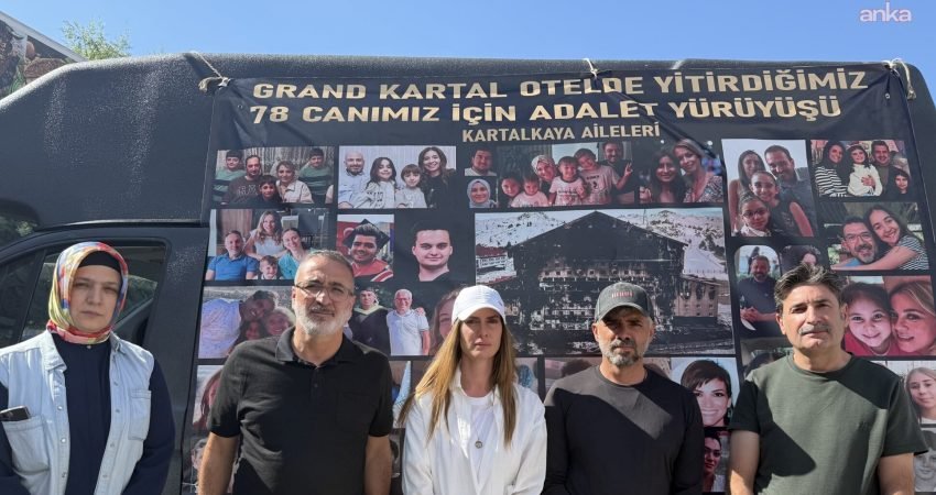 Gelecek Partisi yöneticileri, "78 Can İçin Adalet Yürüyüşü"nü altıncı gününde